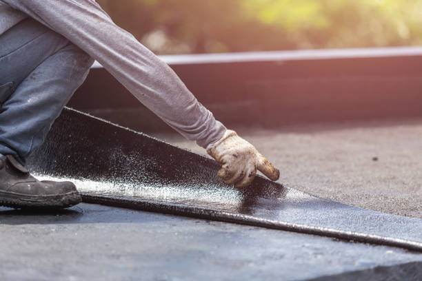 Professional Crawl Space Encapsulation technician working in Almond, WI